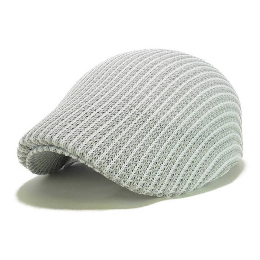 ハンチング メッシュ 夏 ストライプ サーモ ハンチング メンズ レディース 夏 サマー帽子 58cm サイズ調整可能 2022新作 4色展開 敬老の日　父の日 |  | 08