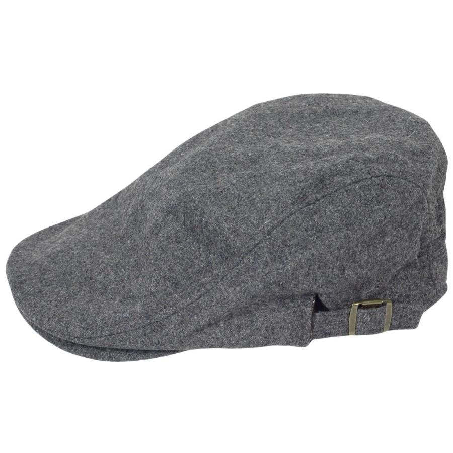 ウール混 メルトン ハンチング メンズ レディース 秋冬 帽子 防寒 チェック柄 裏地 サイズ調整 ベルト付き おしゃれ 散歩 通勤 ギフト プレゼント 送料無料 |  | 09