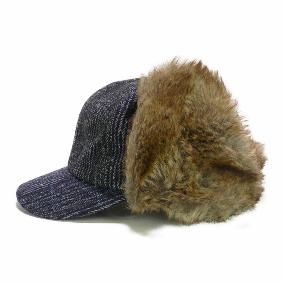イヤー フラップ キャップ グレンチェック ファー耳あて帽子 あたたかい耳つきキャップ 防寒 アウトドア キャンプ ボア 冬シーズン 58cm サイズ微調整可能 |  | 09
