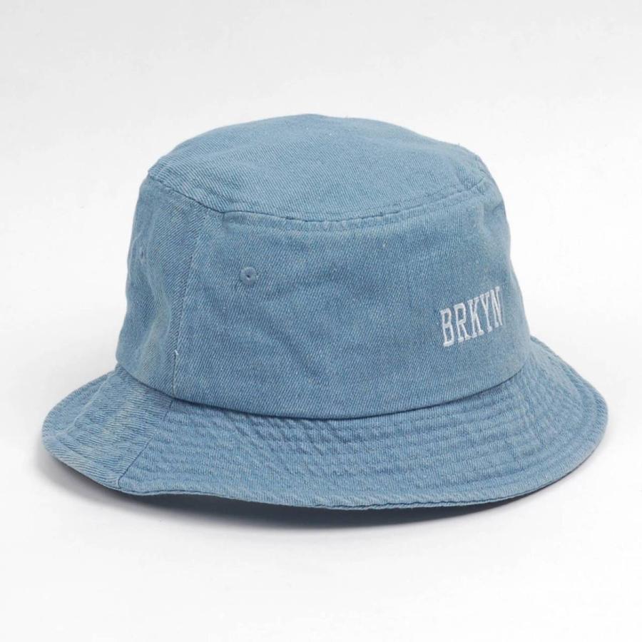バケットハット メンズ レディース バケハ BRKYN刺繍 バイオウォッシュ 男女兼用サイズ（58cm） UVカット HAT ブラック ベージュ ネイビー SAX 4色 Mサイズ |  | 08