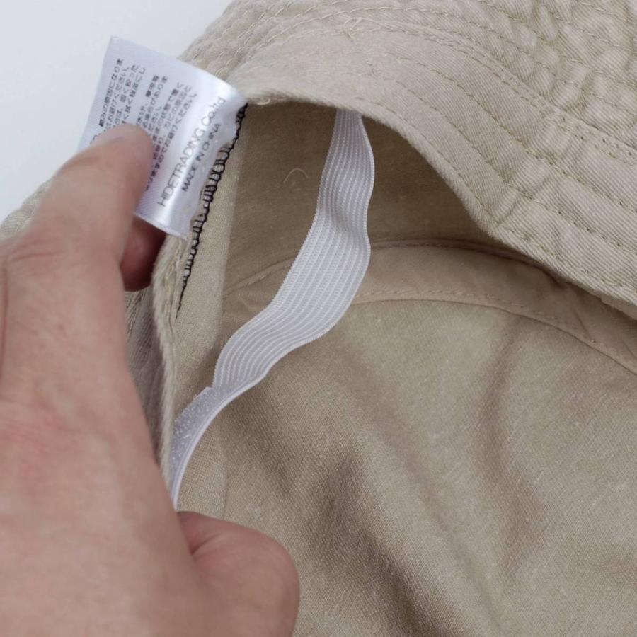 バケットハット メンズ レディース バケハ BRKYN刺繍 バイオウォッシュ 男女兼用サイズ（58cm） UVカット HAT ブラック ベージュ ネイビー SAX 4色 Mサイズ |  | 13