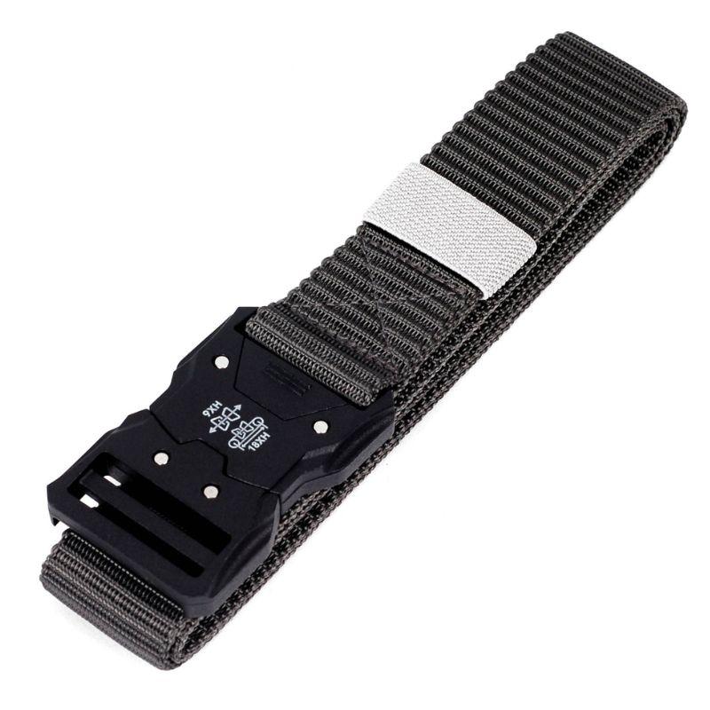 タクティカルベルト メンズ ナイロン タクティカル ベルト シンプル ソリッド ワンタッチ バックル ソリッド 無地 穴なし 無段階 調整自由 全長120cm |  | 07