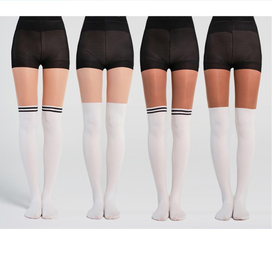 ストッキング ゴルフストッキング オールインワン スパッツとストッキング、ハイニーソックスが合体、UV遮断、伝線しにくい、オールシーズン |  | 06