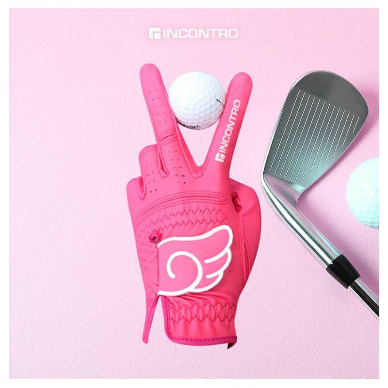 ゴルフ グローブ 手袋 左手 右利き用 かわいい ウィング飾り 水洗い可能 プレミアムマイクロファイバーソフトな手触り感 ゴルフ雑貨 男女併用 |  | 21
