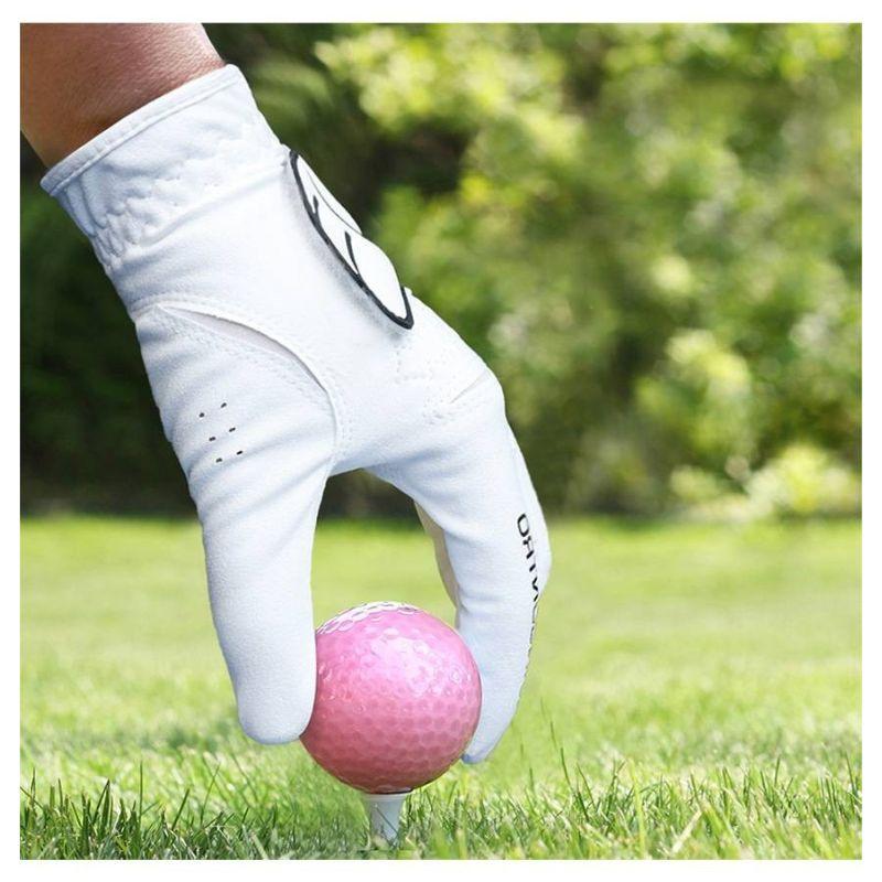 ゴルフ グローブ 手袋 左手 右利き用 かわいい ウィング飾り 水洗い可能 プレミアムマイクロファイバーソフトな手触り感 ゴルフ雑貨 男女併用 |  | 22
