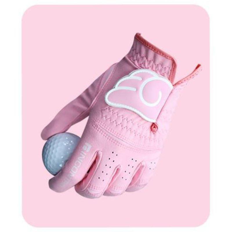 ゴルフ グローブ 手袋 左手 右利き用 かわいい ウィング飾り 水洗い可能 プレミアムマイクロファイバーソフトな手触り感 ゴルフ雑貨 男女併用 |  | 06