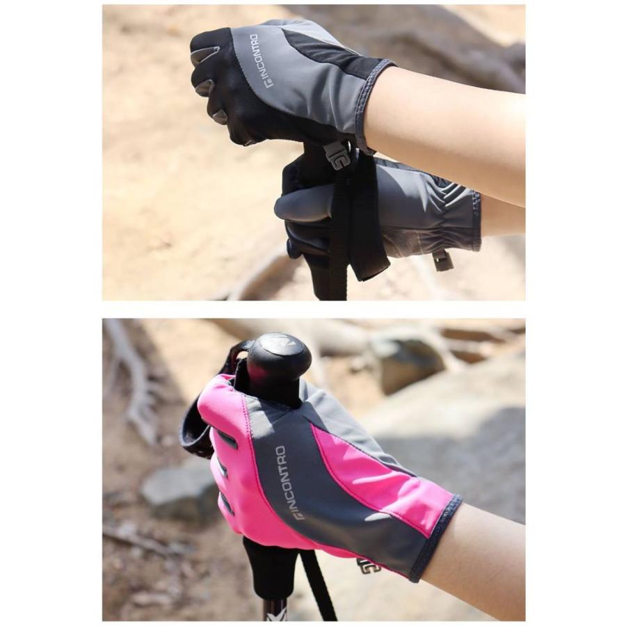 アウトドア 手袋 スポーツ グローブ メンズ レディース スマホ対応 春 夏 秋 冬 3M反射ロゴ 滑り止め スパンデックス 紛失防止バックル 通気性 防寒 通勤 通学 |  | 13