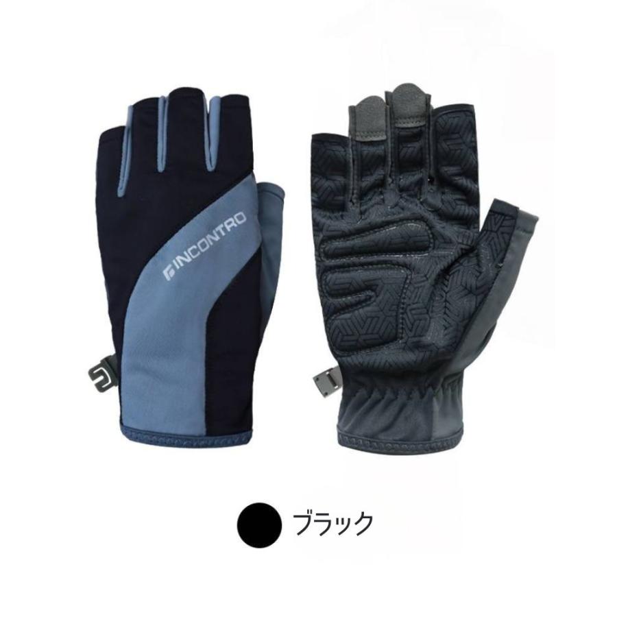 アウトドア 手袋 スポーツ フィンガレスグローブ 指空き 指切り メンズ レディース 3M反射ロゴ 滑り止め スパン素材 紛失防止バックル 通気性 防寒 通勤 通学 |  | 15