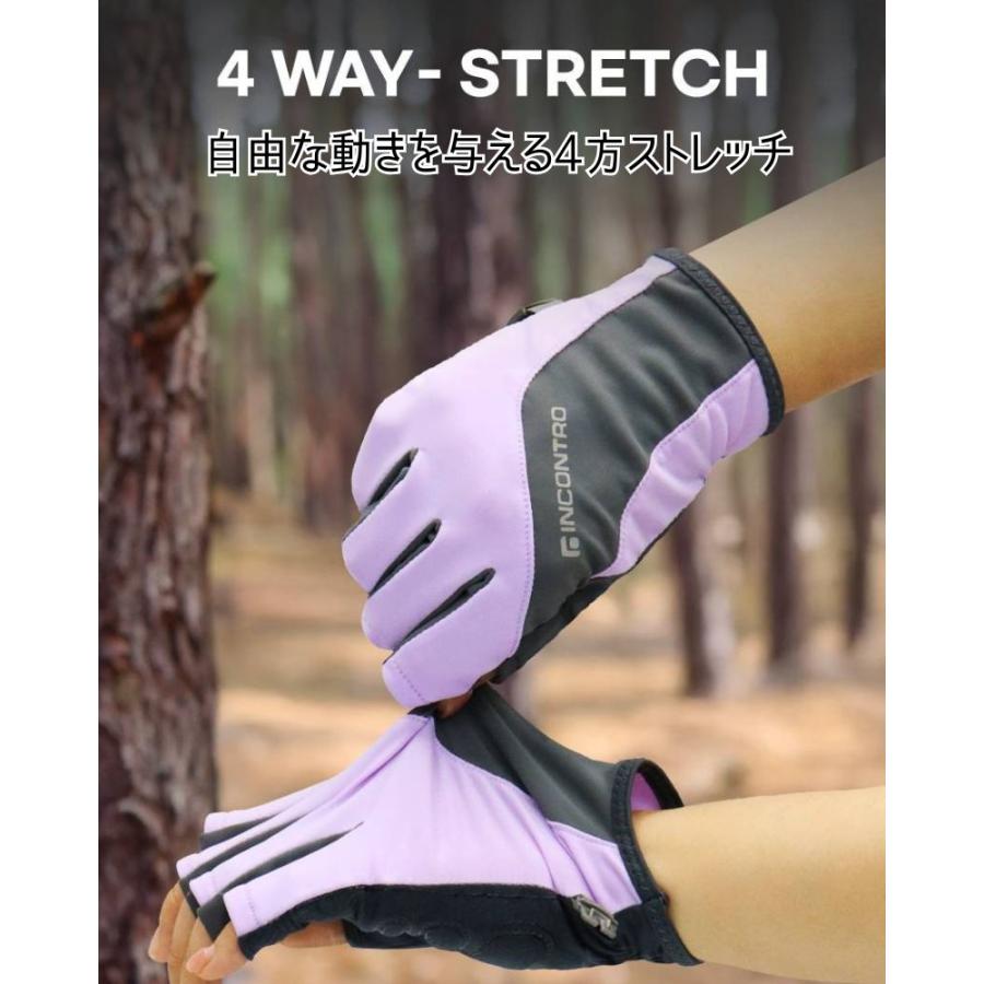 アウトドア 手袋 スポーツ フィンガレスグローブ 指空き 指切り メンズ レディース 3M反射ロゴ 滑り止め スパン素材 紛失防止バックル 通気性 防寒 通勤 通学 |  | 08
