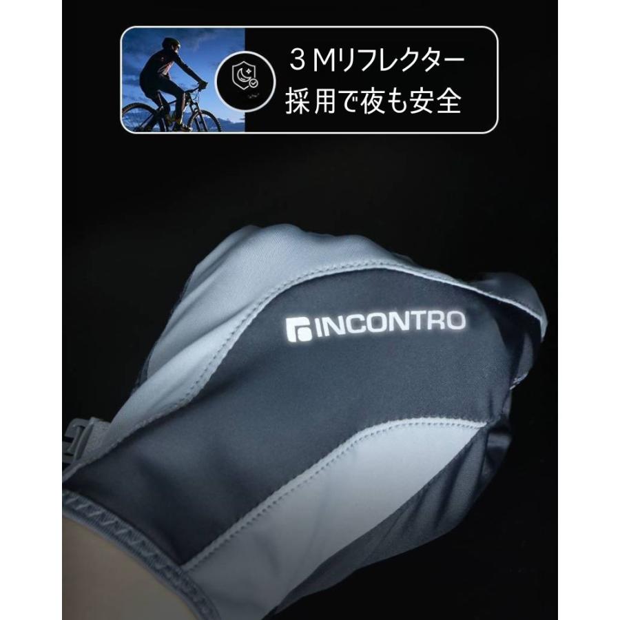 アウトドア 手袋 スポーツ フィンガレスグローブ 指空き 指切り メンズ レディース 3M反射ロゴ 滑り止め スパン素材 紛失防止バックル 通気性 防寒 通勤 通学 |  | 09