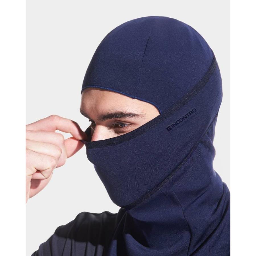 防寒フードウォーマー バラクラバ 目出し帽 マスク ダウン可能 呼吸しやすいパンチング加工 くもり防止ワイヤー入り ネックカバー 起毛素材 ストレッチ |  | 12