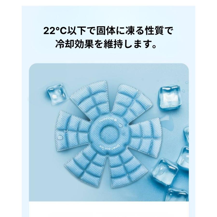 キャップ 冷却パッド 熱中症対策 PCM 冷感 帽子 インナー クールパッド 電池不要 充電不要 自然冷却 22℃ ヘルメットや安全帽にも スマートエコアイス |  | 08