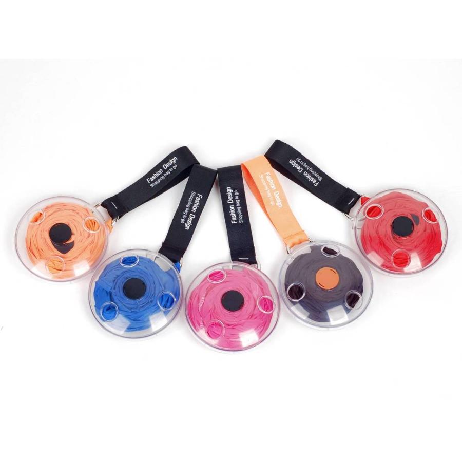 エコバッグ おしゃれに巻き上げてかんたん収納できるロールバッグ 折りたたみできるコンパクトなトートバッグスタイル 5色 |  | 11