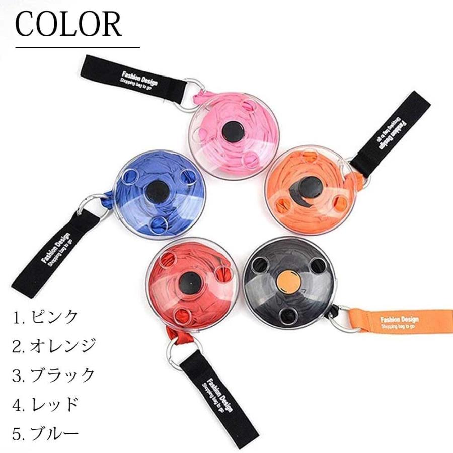 エコバッグ おしゃれに巻き上げてかんたん収納できるロールバッグ 折りたたみできるコンパクトなトートバッグスタイル 5色 |  | 04