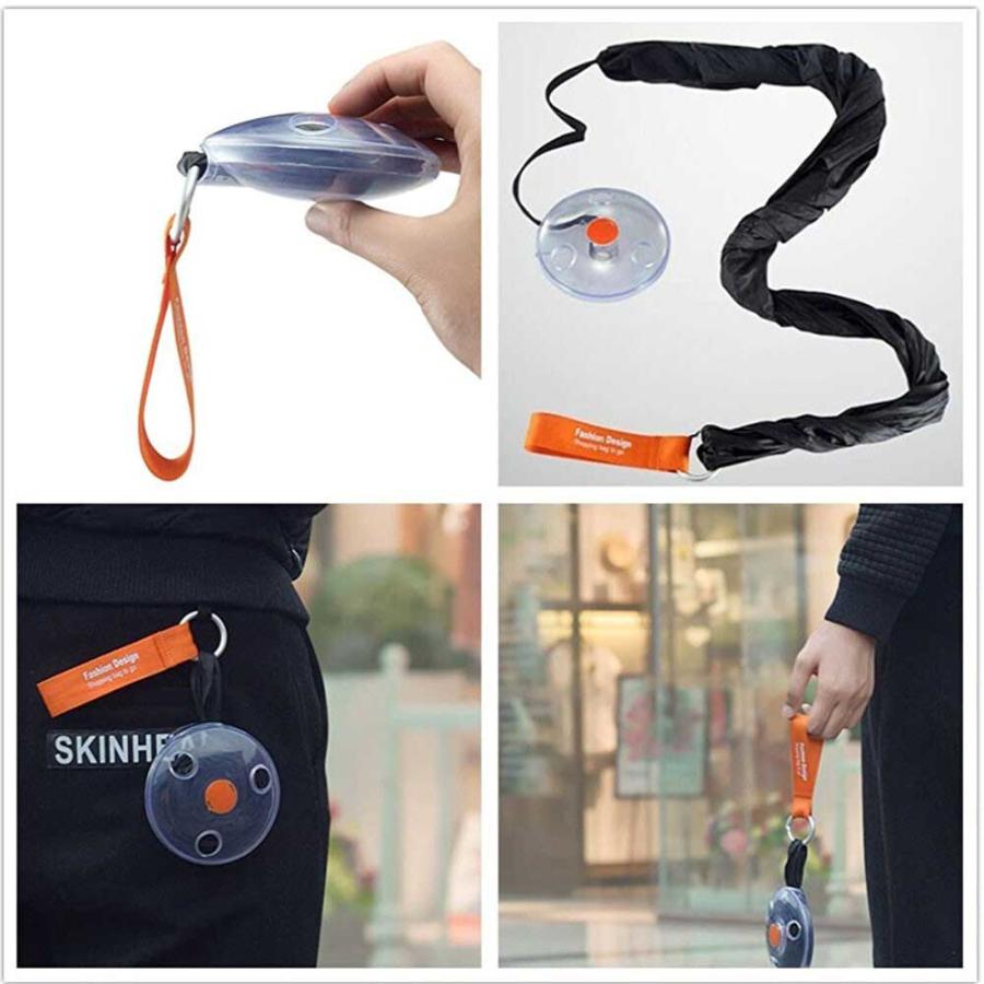 エコバッグ おしゃれに巻き上げてかんたん収納できるロールバッグ 折りたたみできるコンパクトなトートバッグスタイル 5色 |  | 07