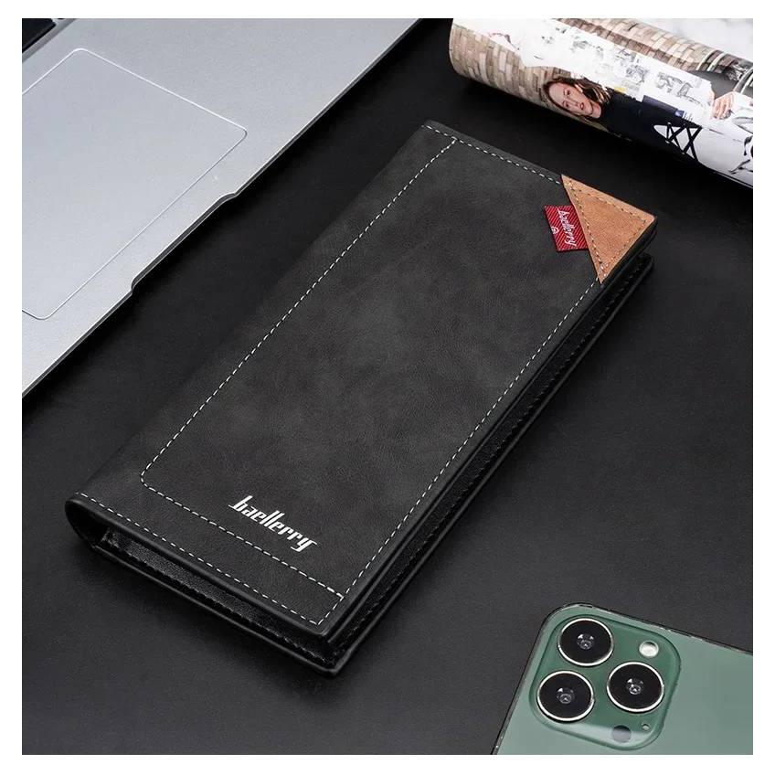 【RFIDスキミング防止】 長財布 メンズ ロングウォレット 多収納 マルチカードスロット ビジネスウォレット 薄型 スリム 大容量 送料無料 |  | 11