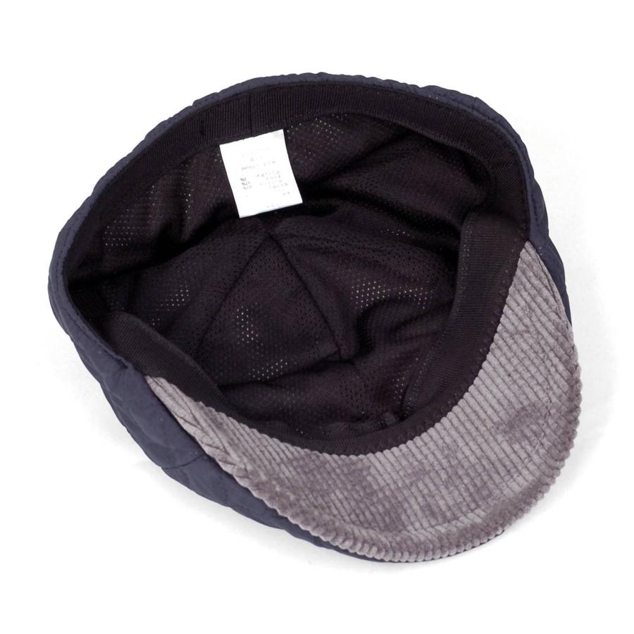 ハンチング メンズ 帽子 秋冬 洗える 暖かい 中綿 キルティング サイズ調整 58cm 軽量 抗菌防臭 吸水速乾 コーデュロイ 切り替え 紳士帽子 ネイビー カーキ |  | 07