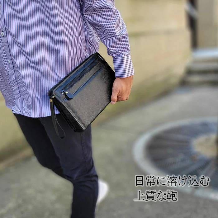 セカンドバッグ メンズ セカンドポーチ クラッチバッグ 高級感