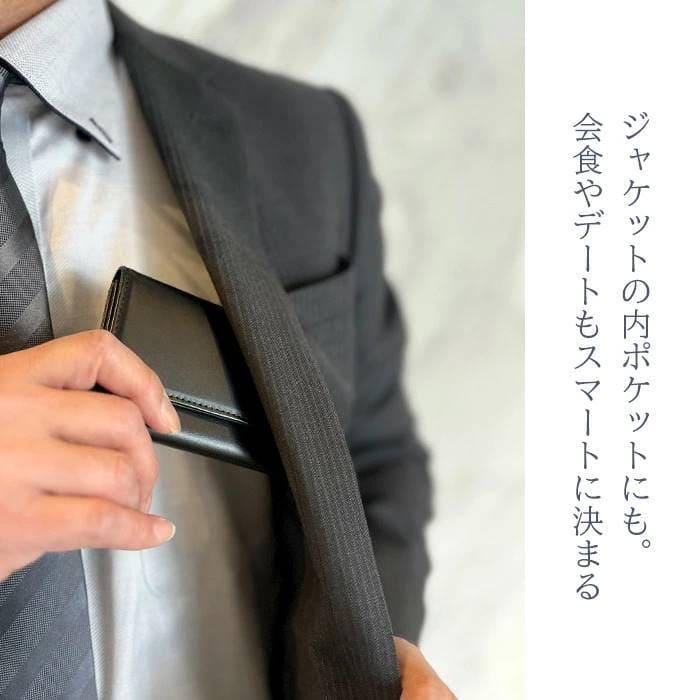 三つ折り財布 ミニ財布 牛革 本革 レザー メンズ レディース ボックス型小銭入れ 黒 グレー ミニマリスト ブランド HAMILTON ハミルトン 送料無料 |  | 02