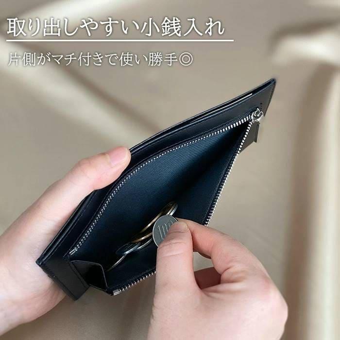 長財布 財布 フラグメントケース 牛革 本革 レザー メンズ レディース 薄型 黒 グレー ギフト ブランド HAMILTON ハミルトン 送料無料 |  | 07