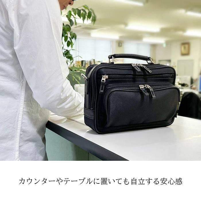 ショルダーバッグ カジュアルバッグ 日本製 豊岡製鞄 メンズ 斜めがけ 小さめ 手提げ ナイロン 旅行 横型 BLAZER CLUB |  | 04