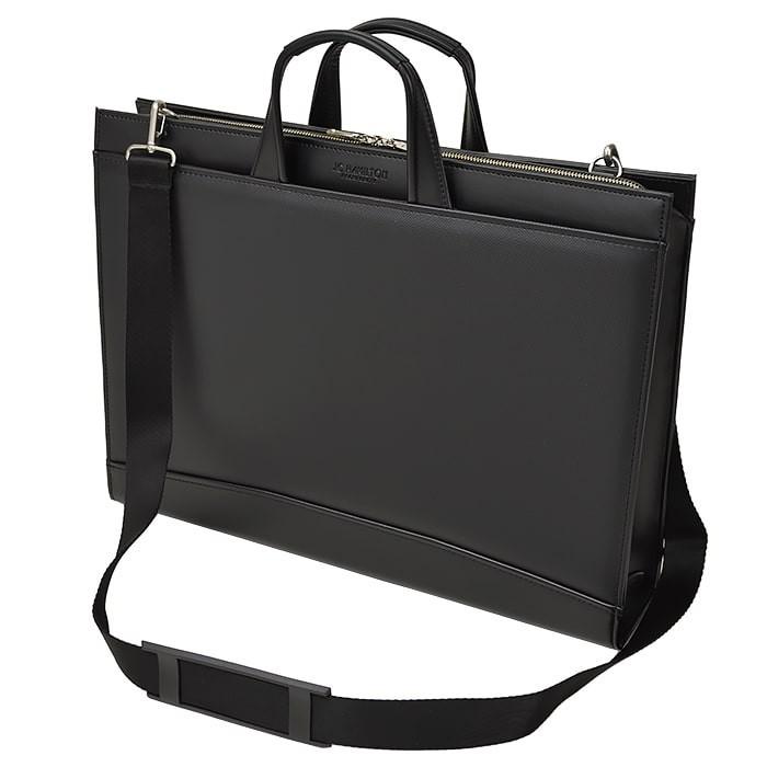 ブリーフケース メンズ ビジネスバッグ Ｂ４ 2ウェイ 三方開き 大開き ショルダー ベルト付 日本製 豊岡製 男性用 通勤 出張 黒 |  | 10