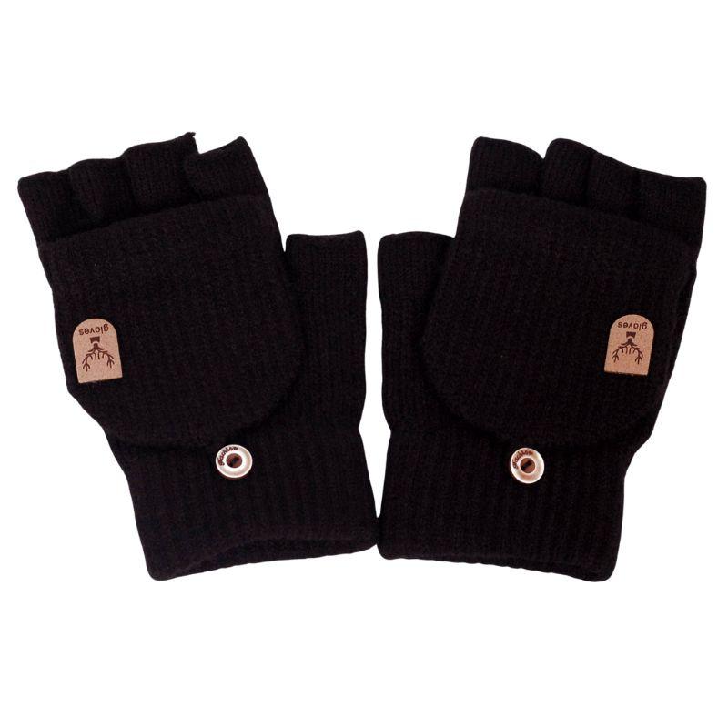 手袋 メンズ 指切り フィンガーレス グローブ ミトン変形 指カバー付き スマホ対応 5本指 アームウォーマー 秋冬 防寒 暖かい ハンドウォーマー 送料無料 |  | 07