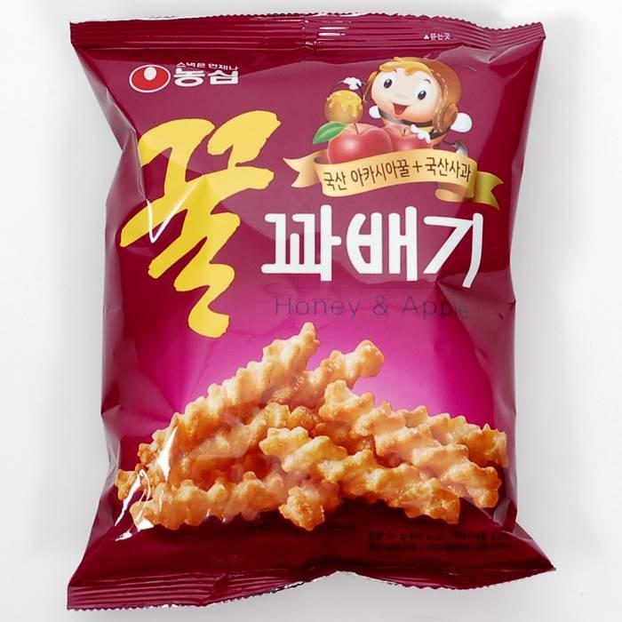 クルカベギ クァベギ ハチミツ味 韓国スナック お菓子 スナック菓子 90g 韓国おやつの定番スナック菓子｜coconoco