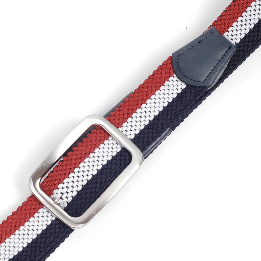 ベルト メンズ カジュアル メッシュ リバーシブル ３色 単色 編み 穴なし 無段階で調整自由 ストレッチ 伸縮 編組ベルト |  | 12