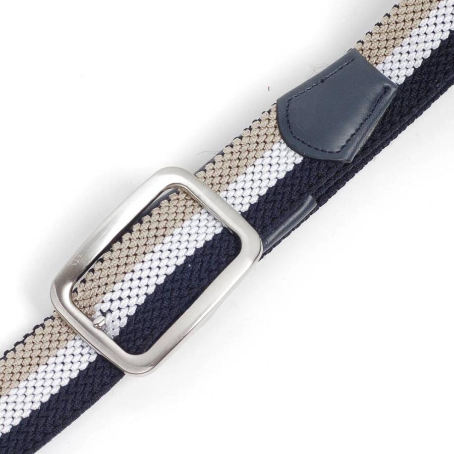 ベルト メンズ カジュアル メッシュ リバーシブル ３色 単色 編み 穴なし 無段階で調整自由 ストレッチ 伸縮 編組ベルト |  | 13