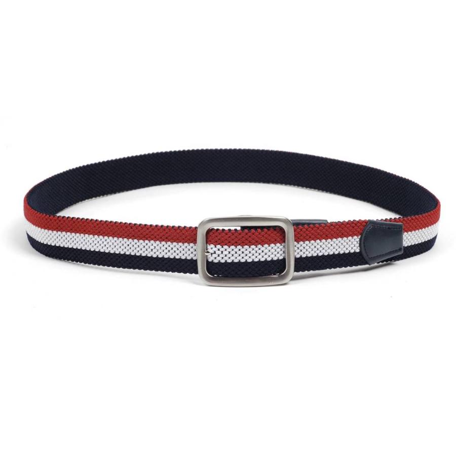 ベルト メンズ カジュアル メッシュ リバーシブル ３色 単色 編み 穴なし 無段階で調整自由 ストレッチ 伸縮 編組ベルト |  | 08