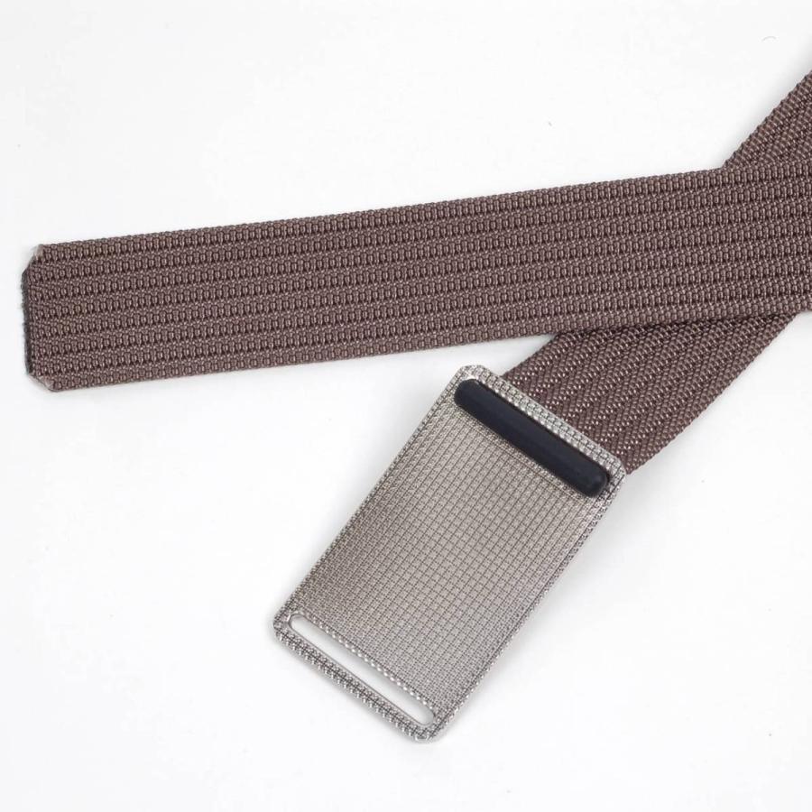 ベルト メンズ ラグジュアリー タクティカル ナイロン ベルト シンプル ソリッド シルバー アロイ バックル ソリッド 無地 ３色 穴なし 無段階 調整自由 |  | 15