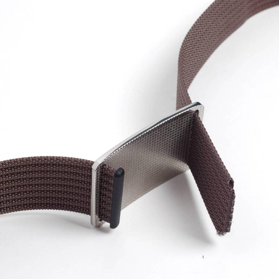 ベルト メンズ ラグジュアリー タクティカル ナイロン ベルト シンプル ソリッド シルバー アロイ バックル ソリッド 無地 ３色 穴なし 無段階 調整自由 |  | 19