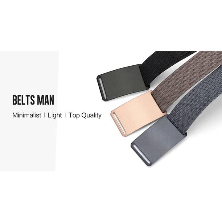 ベルト メンズ ラグジュアリー ナイロン タクティカル ベルト シンプル ソリッド 3カラー アロイ バックル ソリッド 無地 穴なし 無段階 調整自由 |  | 04