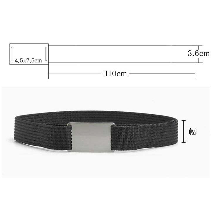 ベルト メンズ ラグジュアリー ナイロン タクティカル ベルト シンプル ソリッド 3カラー アロイ バックル ソリッド 無地 穴なし 無段階 調整自由 |  | 06