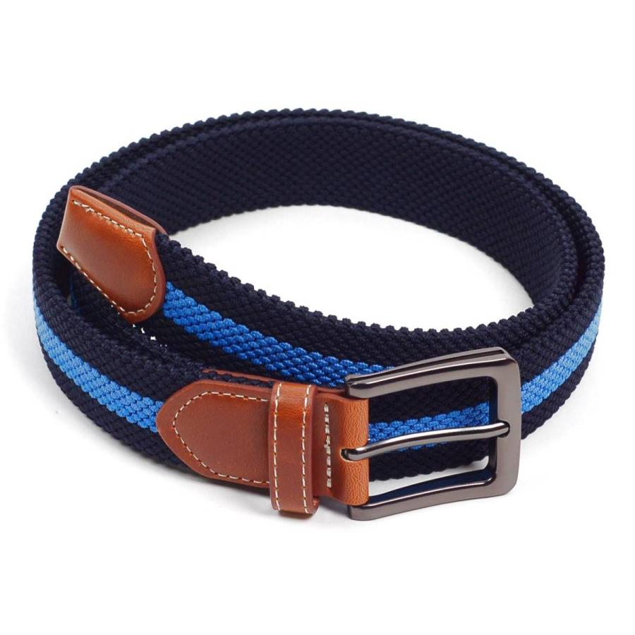 ベルト メンズ カジュアル メッシュ 編み 穴なし 無段階で調整自由 ストレッチ 伸縮 編組ベルト ゴルフなどレジャー・スポーツでもおすすめ |  | 04