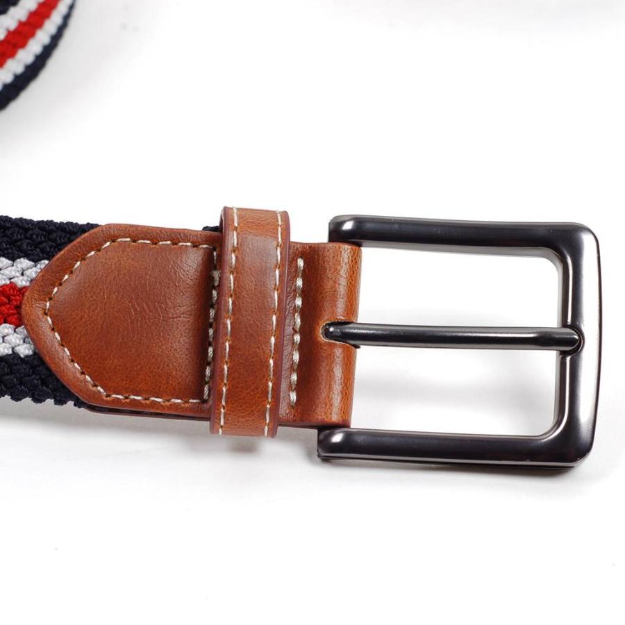 ベルト メンズ カジュアル メッシュ 編み 穴なし 無段階で調整自由 ストレッチ 伸縮 編組ベルト ゴルフなどレジャー・スポーツでもおすすめ |  | 06