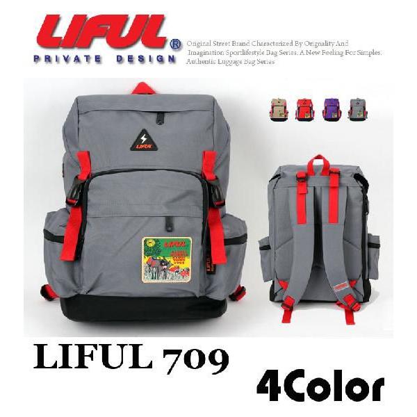 ファッション マルチ バックパック リュックサック イヤホンホール 全４色  lf709 | 