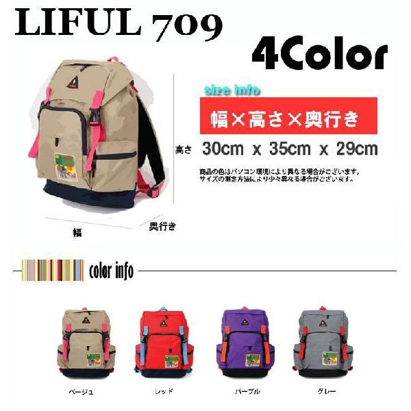 ファッション マルチ バックパック リュックサック イヤホンホール 全４色  lf709 |  | 01