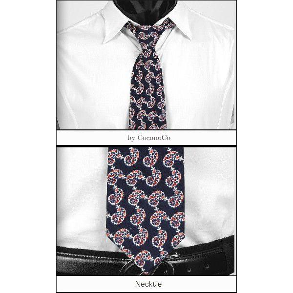 ネクタイ ペイズリー 華柄 3色 大剣幅8.5cm ntm6032 |  | 03