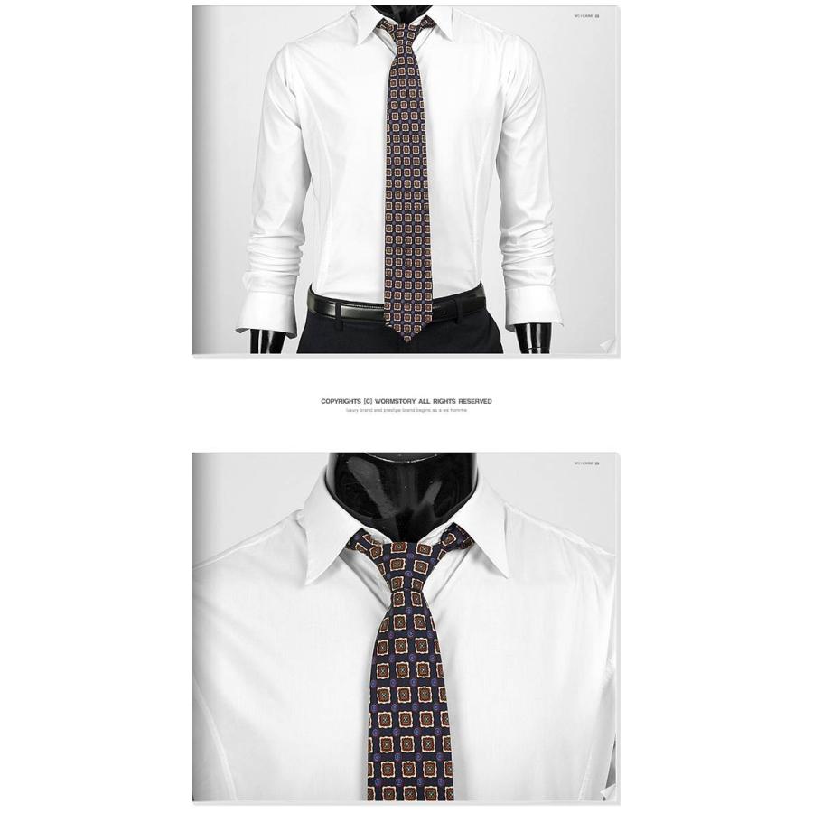 ネクタイ ネイビー 紺色 スクエア サークル 四角 丸 花柄 ソフトな 触り感 ネクタイ 大剣幅 8cm ntm6123 |  | 02