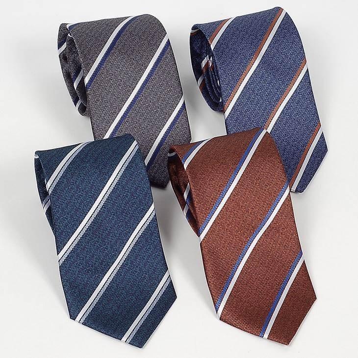 Drake's ドレイクス ネクタイ レジメンタル ネイビー 剣先幅8cm ネクタイ メンズ レジメンタル ストライプ ブラウン 生地 青と白 大剣