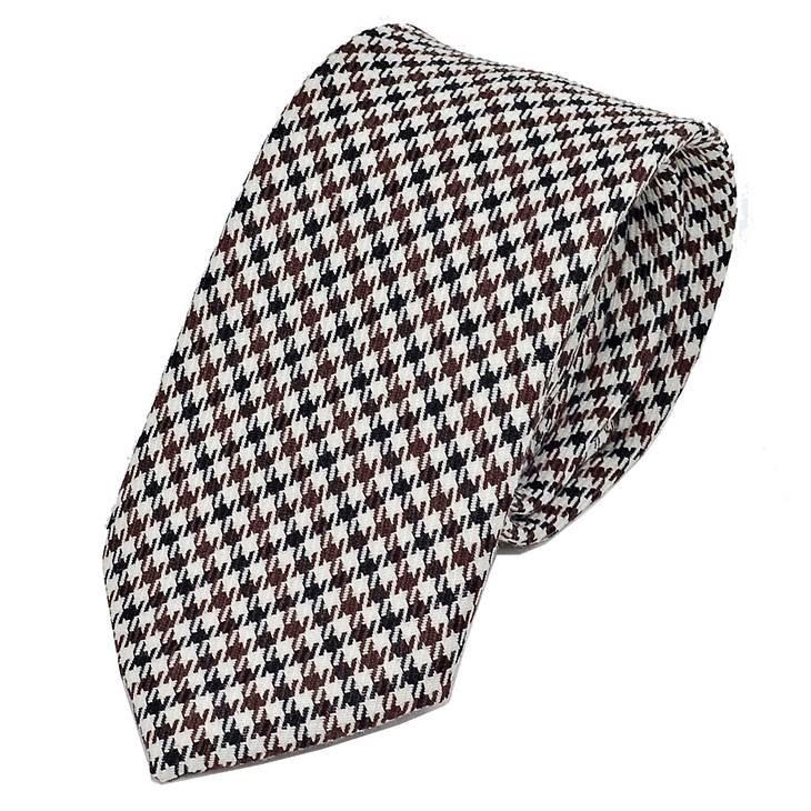 ネクタイ メンズ ハウンドトゥース チェック柄 格子柄 ブラック ブラウン ウール混紡 ネクタイ 大剣幅8cm Ntm6296 Ntm6296 ココノコ 通販 Yahoo ショッピング