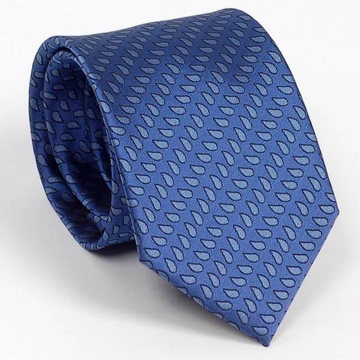 ネクタイ ブルー 青色 小 ペイズリー柄 水玉 勾玉 ノーマル ネクタイ 大剣幅8cm ntm6307 |  | 02
