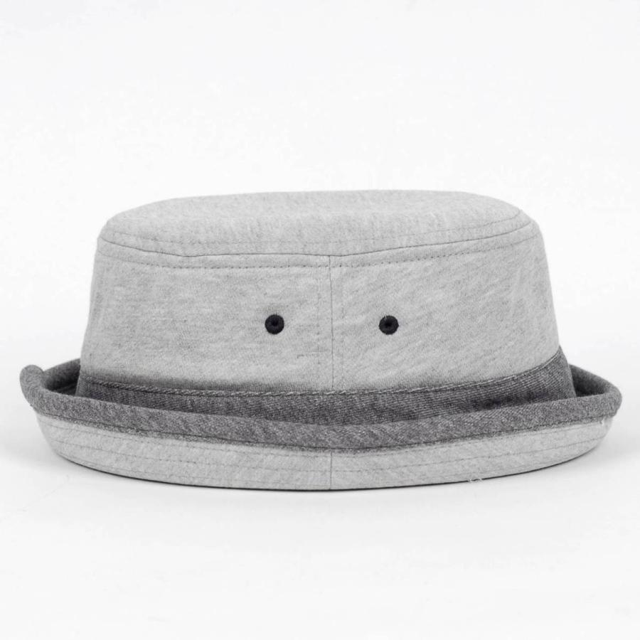 ポークパイハット メンズ レディース スウェット グレー 灰色 ハット帽子 男女兼用 帽子 58cm フリーサイズ |  | 02
