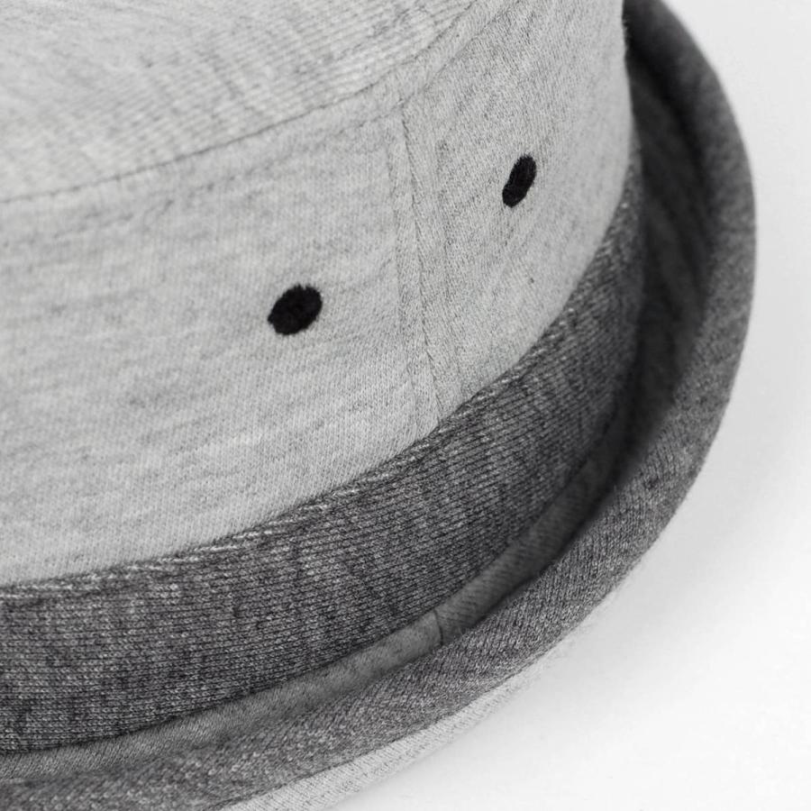 ポークパイハット メンズ レディース スウェット グレー 灰色 ハット帽子 男女兼用 帽子 58cm フリーサイズ |  | 04