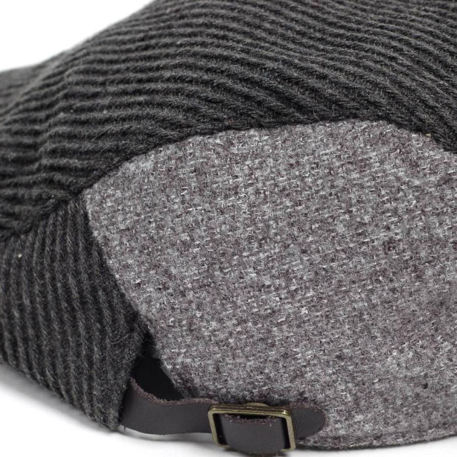 ハンチング コーデュロイ サイド ウール 切り替え メンズ レディース 帽子 キャスケット キャップ 秋冬定番 ３色 ブラック グレー ブラウン |  | 11