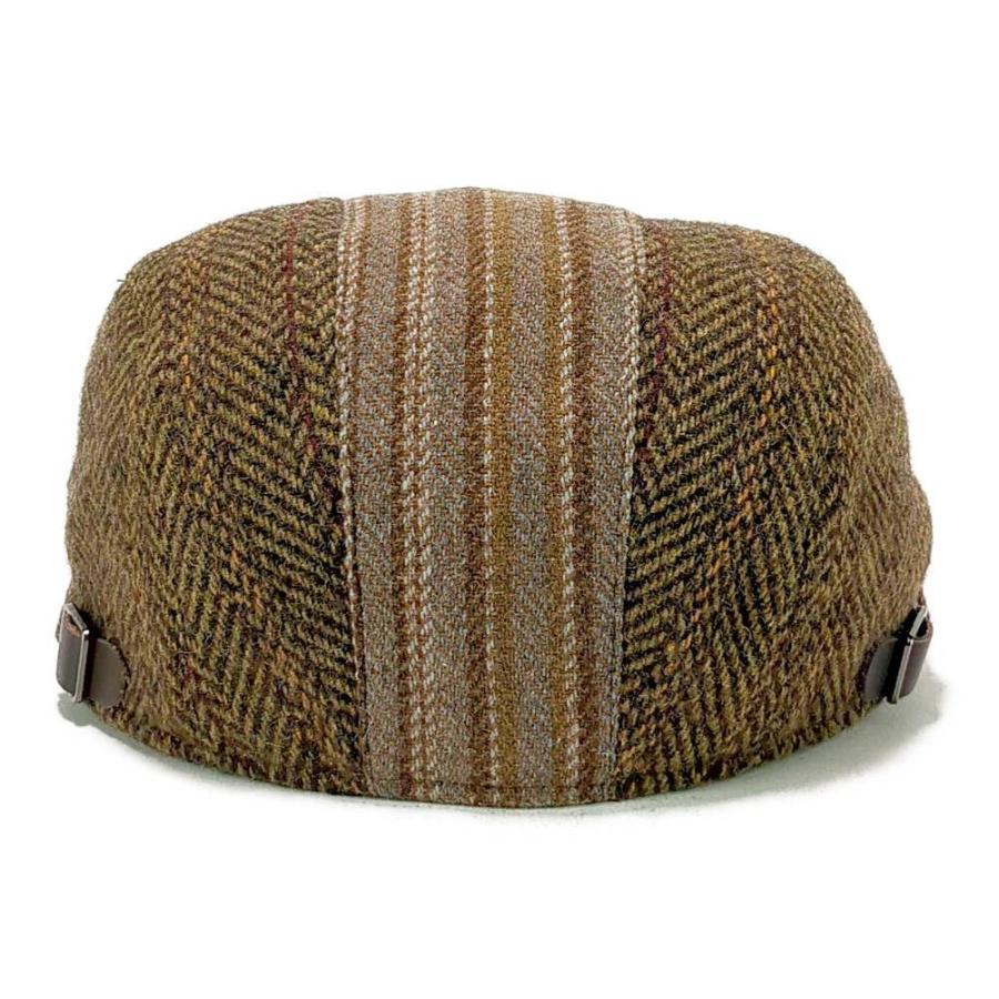ハンチング帽子 メンズ レディース ウール パッチワーク ハンチング キャップ 帽子 58cm 秋冬新作 Ruben ブラック、ベージュ2色 プレゼント、ギフト |  | 05