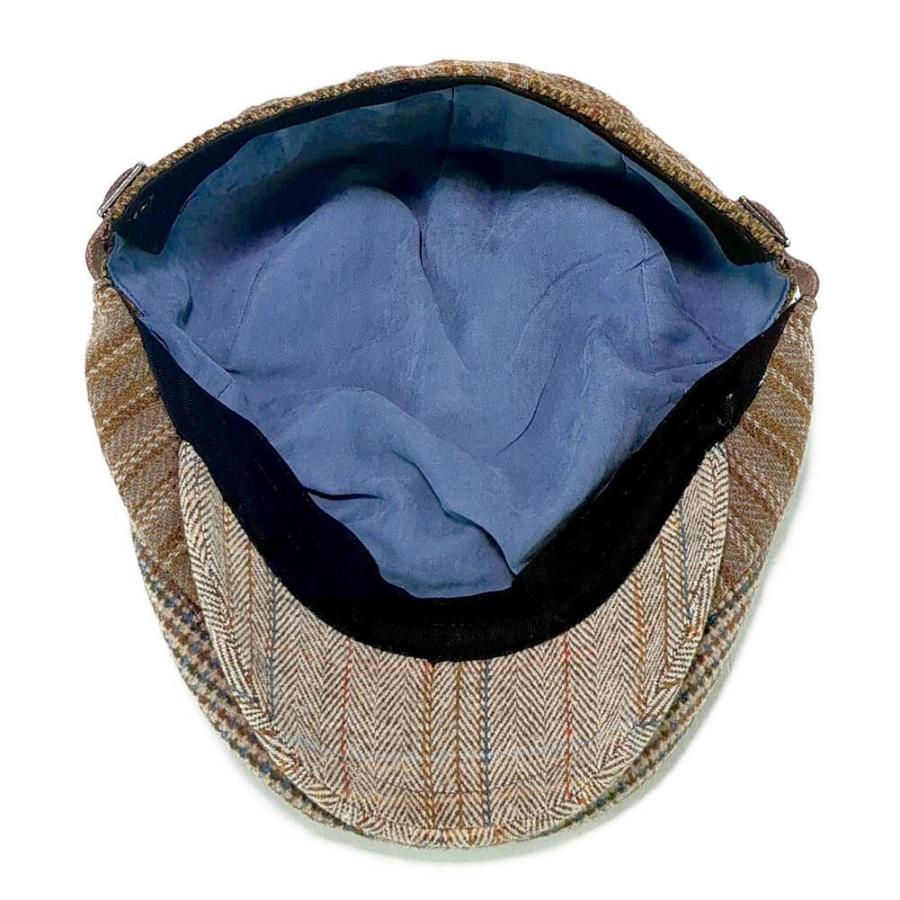 ハンチング帽子 メンズ レディース ウール パッチワーク ハンチング キャップ 帽子 58cm 秋冬新作 Ruben ブラック、ベージュ2色 プレゼント、ギフト |  | 06