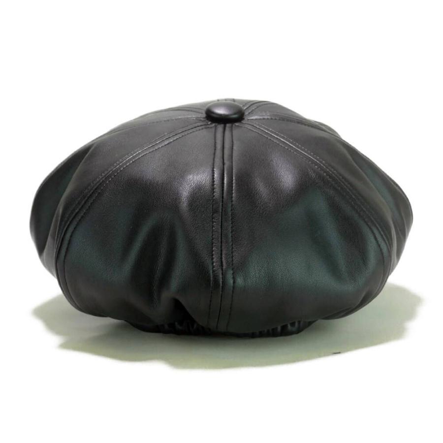 [2022秋冬新作] キャスケット ハンチング 無地 エコ レザー ソリッド柄 メンズ レディース 秋 冬 キャス ハンチング帽 帽子 サイズ 58cm 合皮 |  | 06